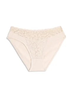 Cotonella Slip donna in cotone modal e pizzo