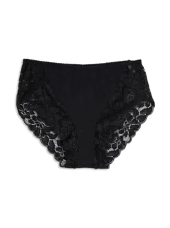 Cotonella Slip midi donna in pizzo