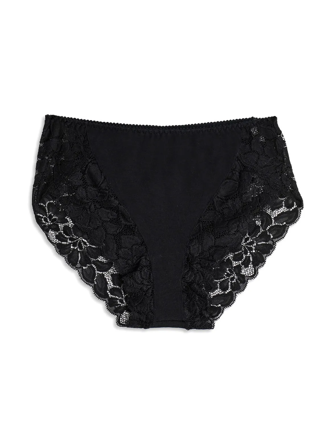 Cotonella Slip midi donna in pizzo
