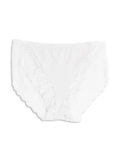 Cotonella Slip midi donna in pizzo