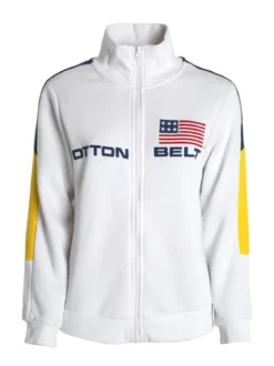 Cotton Belt Felpa pesante da donna con zip completa