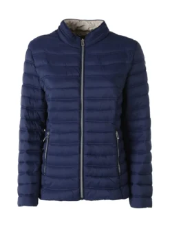 Cotton Belt Giubbino donna 100 grammi con zip - blu scuro