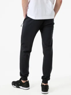 Cotton Belt Pantaloni tuta da uomo con coulisse e polsini - blu scuro