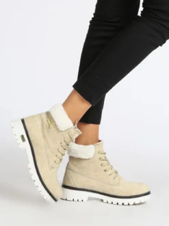 Cotton Belt Scarponcini da donna con pelo
