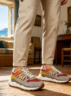 Cotton Belt Sneakers da uomo stringate