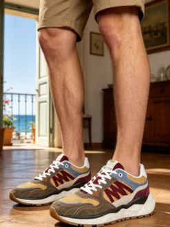Cotton Belt Sneakers da uomo stringate