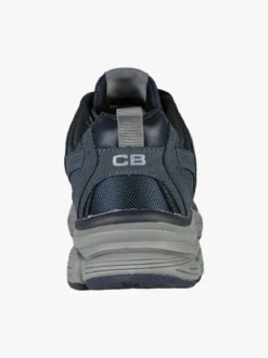Cotton Belt Sneakers da uomo stringate - blu scuro