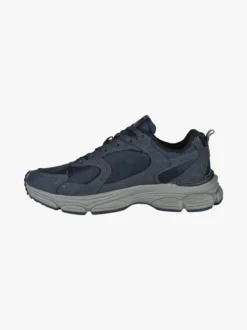 Cotton Belt Sneakers da uomo stringate - blu scuro