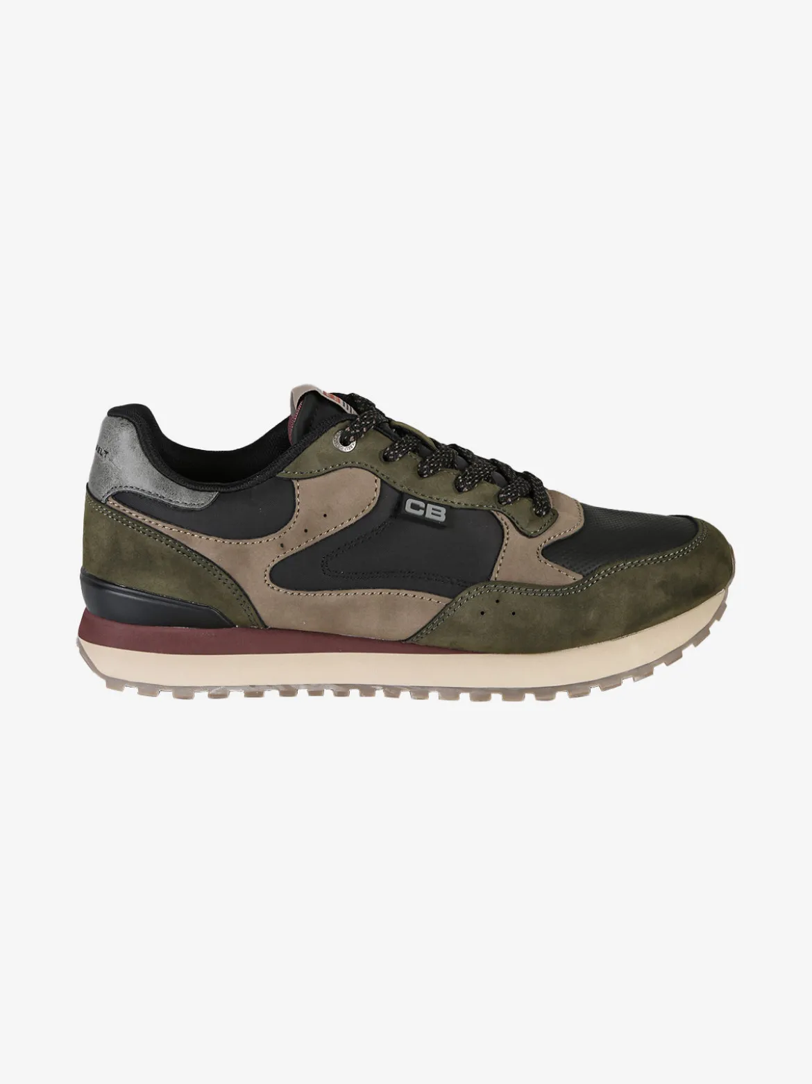 Cotton Belt Sneakers uomo stringate - verde