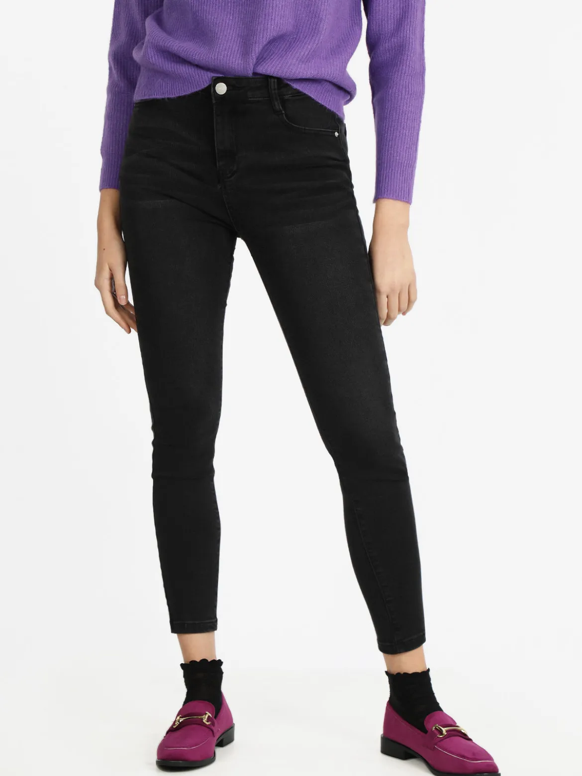 Cover Girl Jeans donna nero slim fit