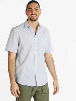Coveri Collection Camicia da uomo a maniche corte in cotone