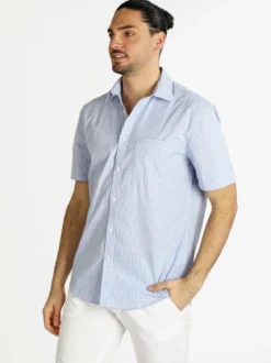 Coveri Collection Camicia da uomo a maniche corte in cotone