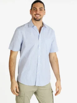 Coveri Collection Camicia da uomo a maniche corte in cotone