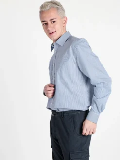 Coveri Collection Camicia da uomo a righe regular fit in cotone