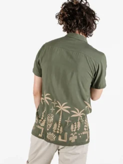 Coveri Collection Camicia floreale da uomo a maniche corte