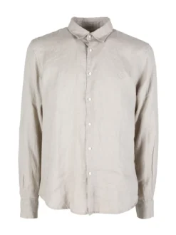 Coveri Collection Camicia in lino da uomo a maniche lunghe