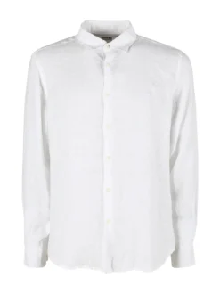 Coveri Collection Camicia in lino da uomo a maniche lunghe