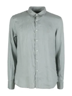 Coveri Collection Camicia in lino da uomo a maniche lunghe