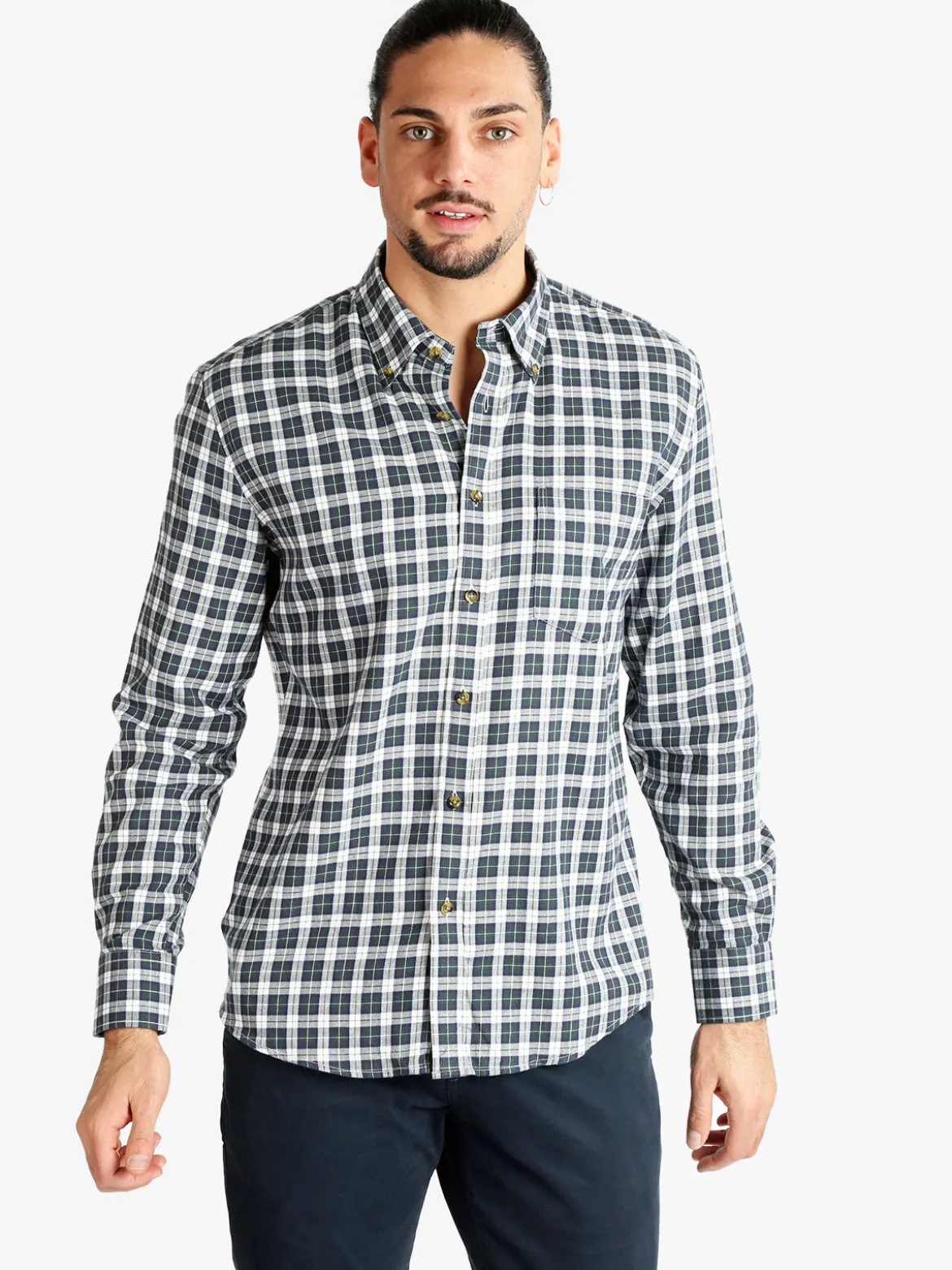 Coveri Collection Camicia uomo in cotone a quadri