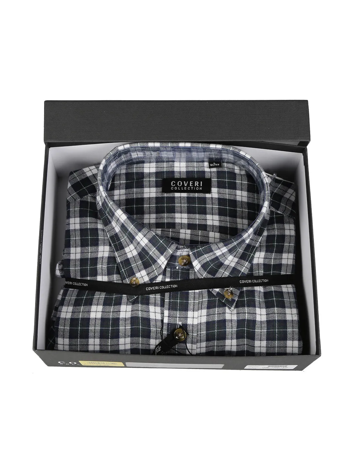 Coveri Collection Camicia uomo in cotone a quadri