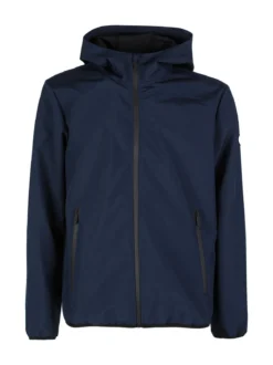 Coveri Collection Giacca a vento da uomo con cappuccio e zip