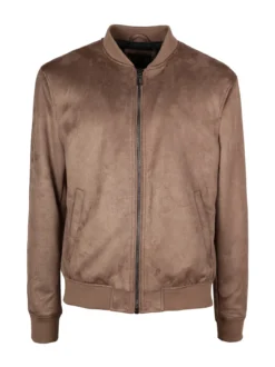 Coveri Collection Giacca da uomo scamosciata con zip