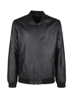 Coveri Collection Giacca in ecopelle da uomo con zip