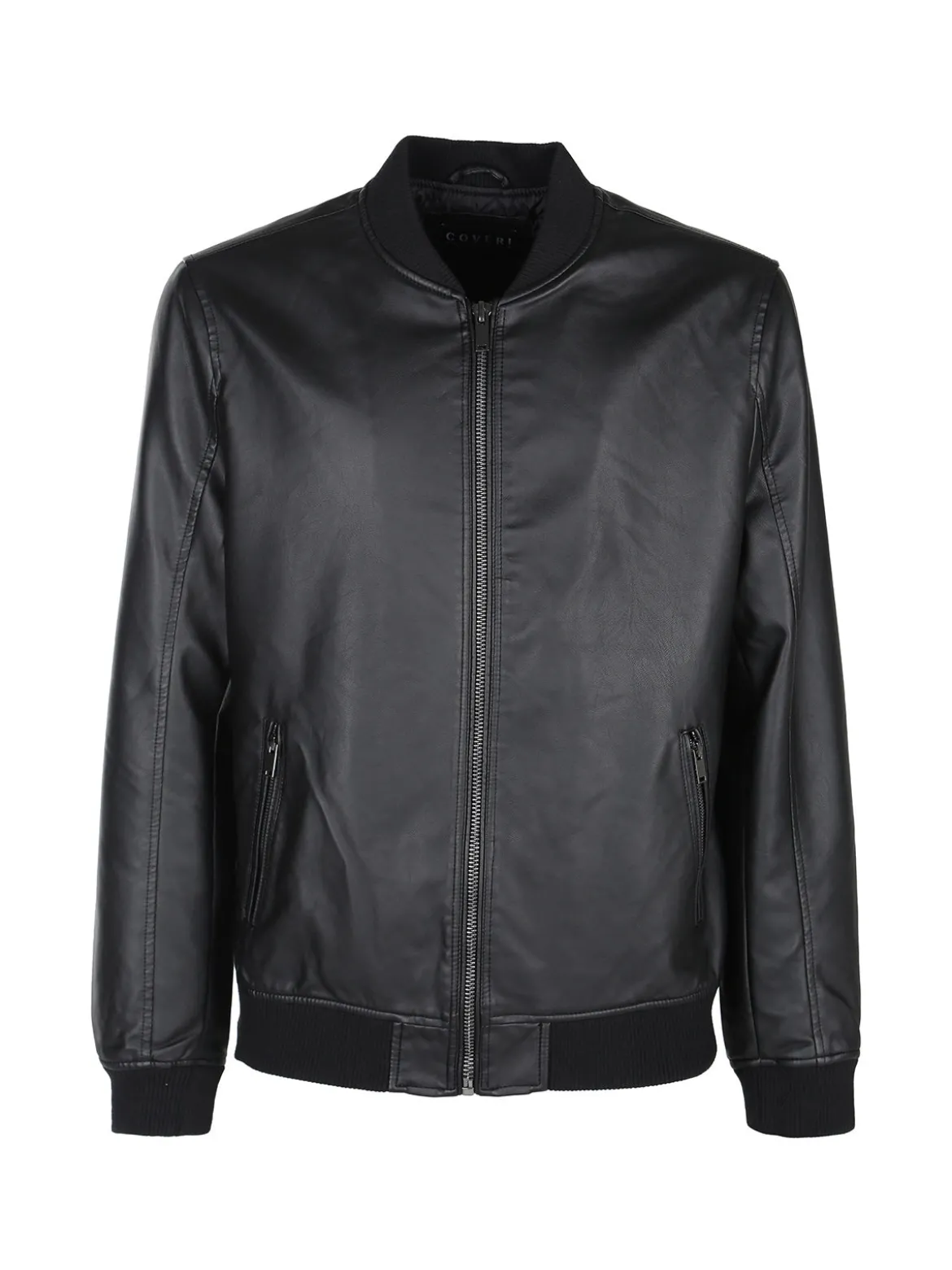 Coveri Collection Giacca in ecopelle da uomo con zip