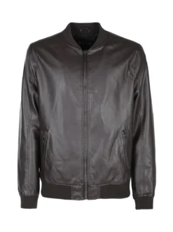 Coveri Collection Giacca in ecopelle da uomo con zip