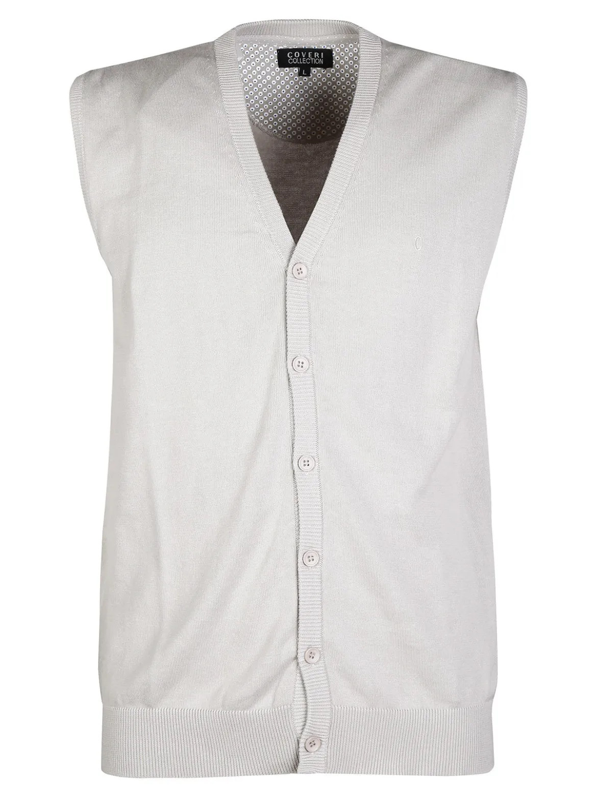 Coveri Collection Gilet uom in maglia con bottoni