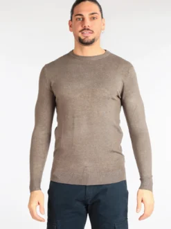Coveri Collection Pullover uomo girocollo in tinta unita