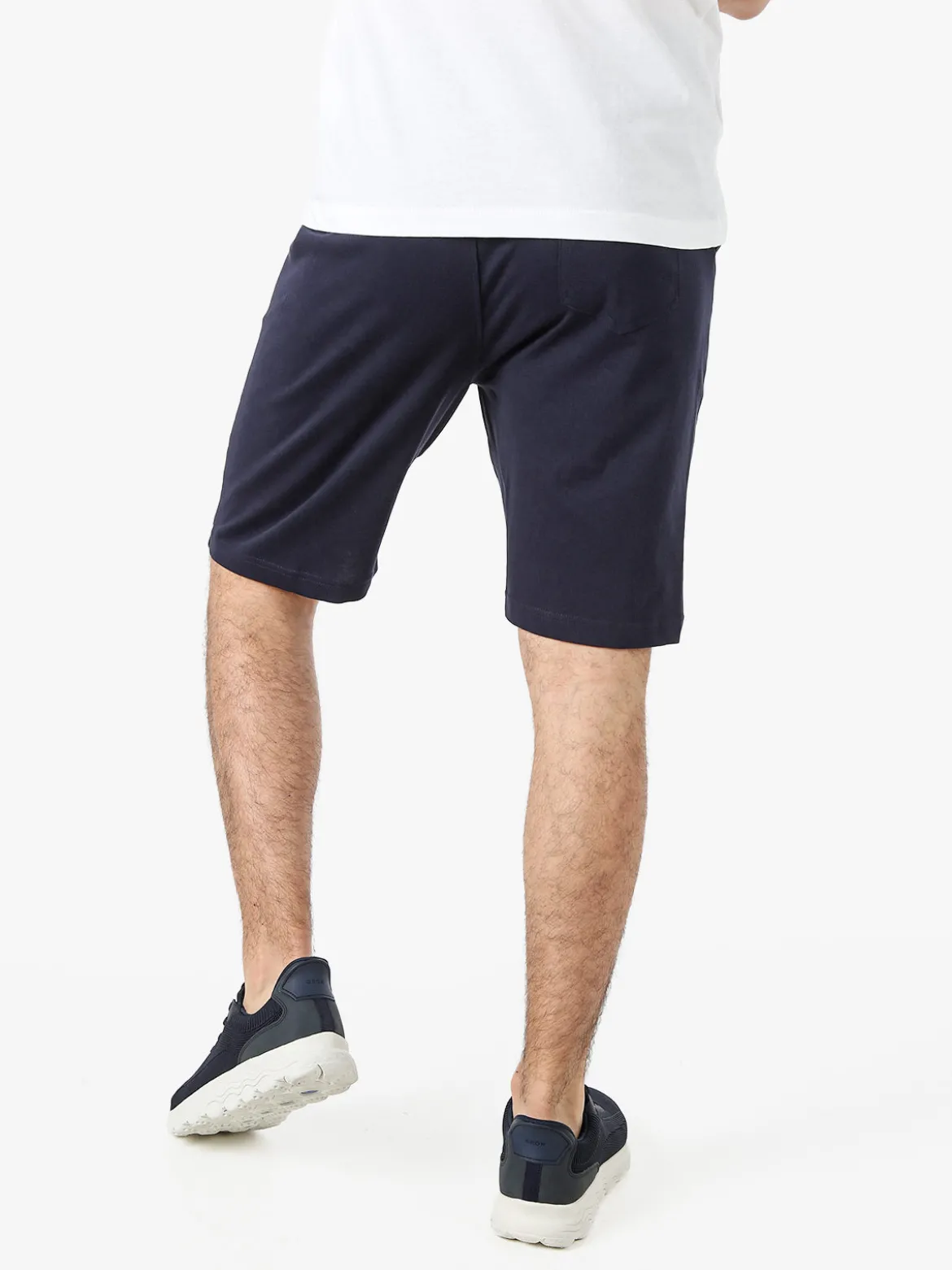 Coveri Moving Bermuda da uomo in cotone con coulisse - blu scuro
