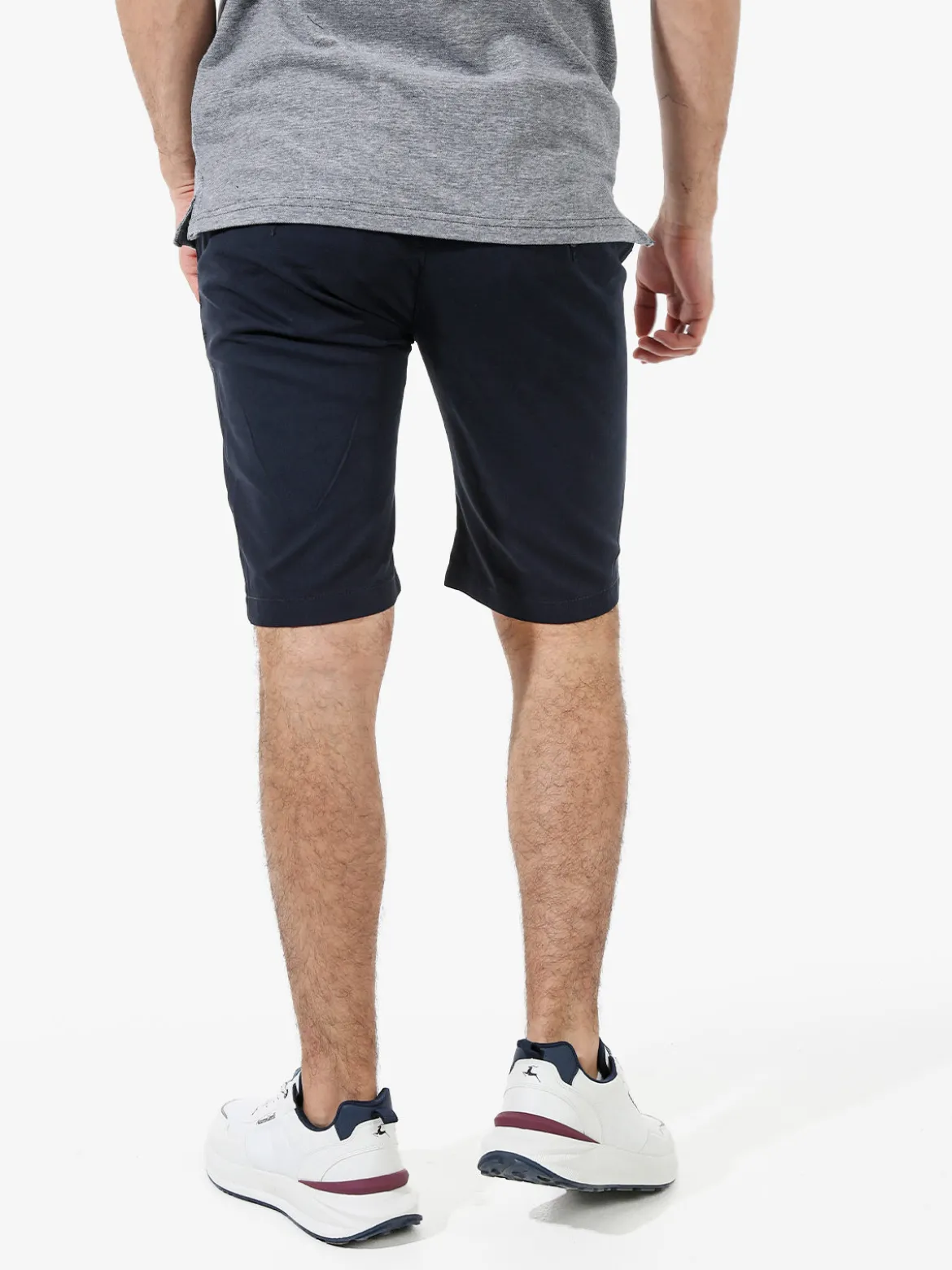 Coveri Moving Bermuda in cotone da uomo - blu scuro
