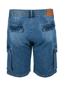 Coveri Moving Bermuda in jeans da uomo con tasconi laterali