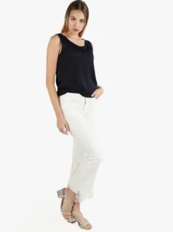 Coveri Moving Canotta donna in lurex con scollo tondo