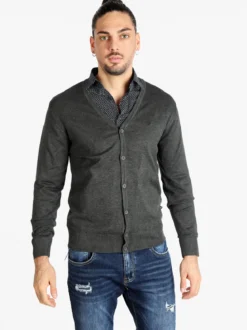Coveri Moving Cardigan uomo in maglia con bottoni