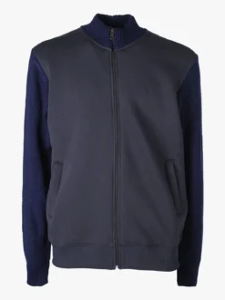 Coveri Moving Felpa da uomo con maniche in maglia - blu scuro