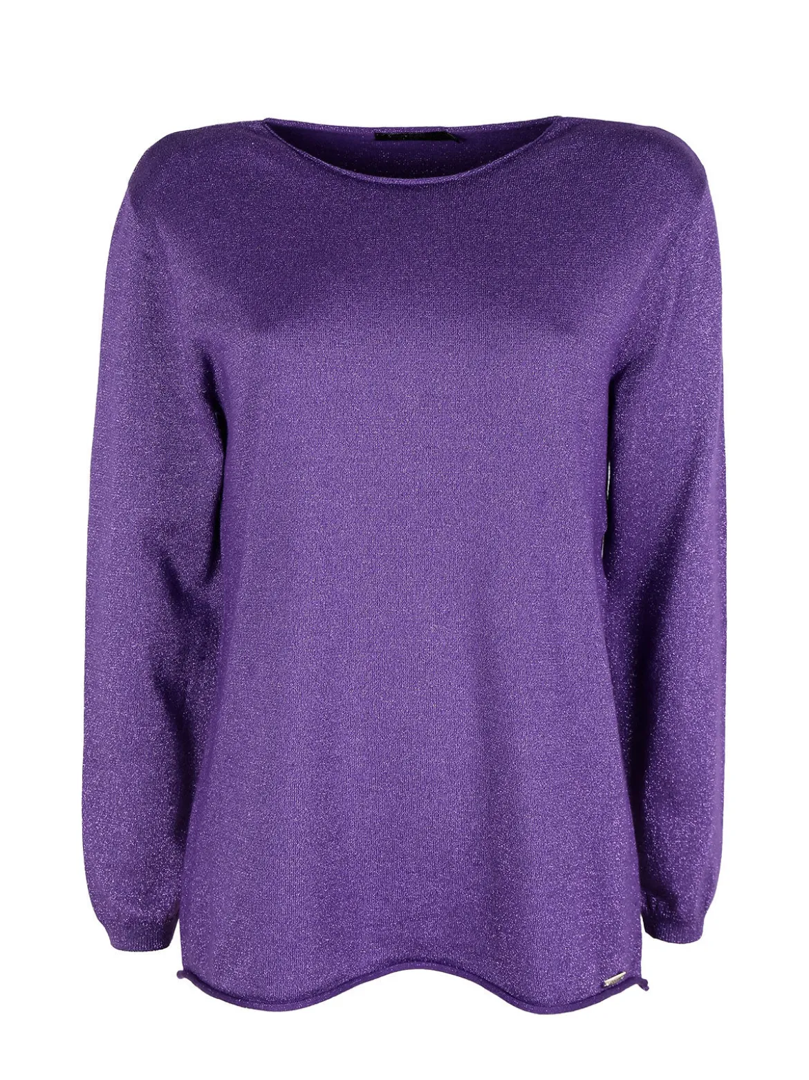Coveri Moving Maglia donna in lurex con spacchi laterali