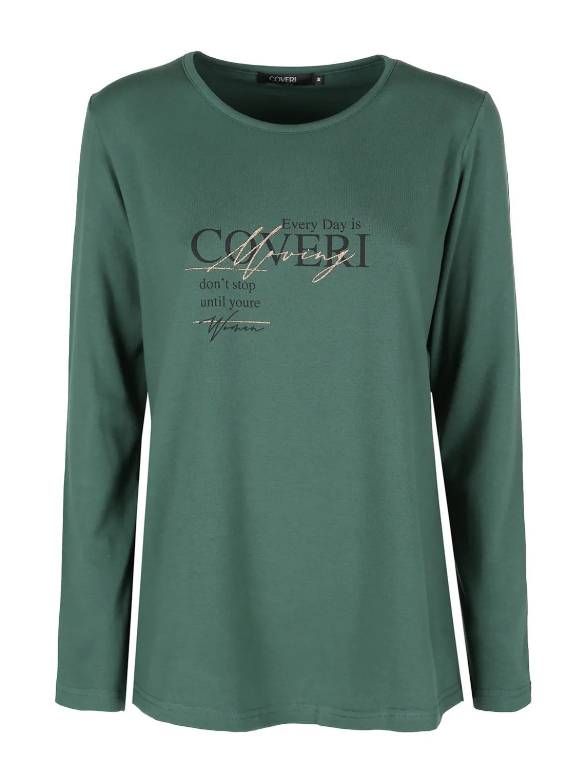 Coveri Moving Maglia girocollo da donna con stampa scritta