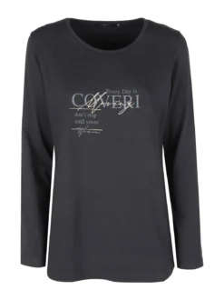 Coveri Moving Maglia girocollo da donna con stampa scritta