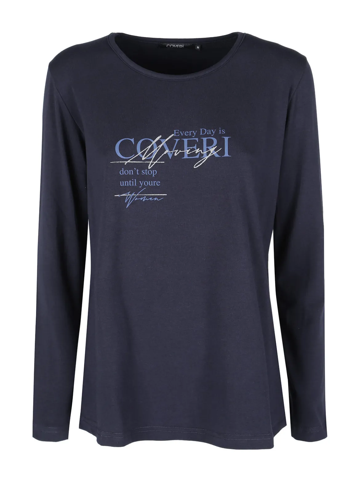 Coveri Moving Maglia girocollo da donna con stampa scritta