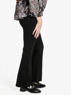 Coveri Moving Pantaloni donna a zampa - nero