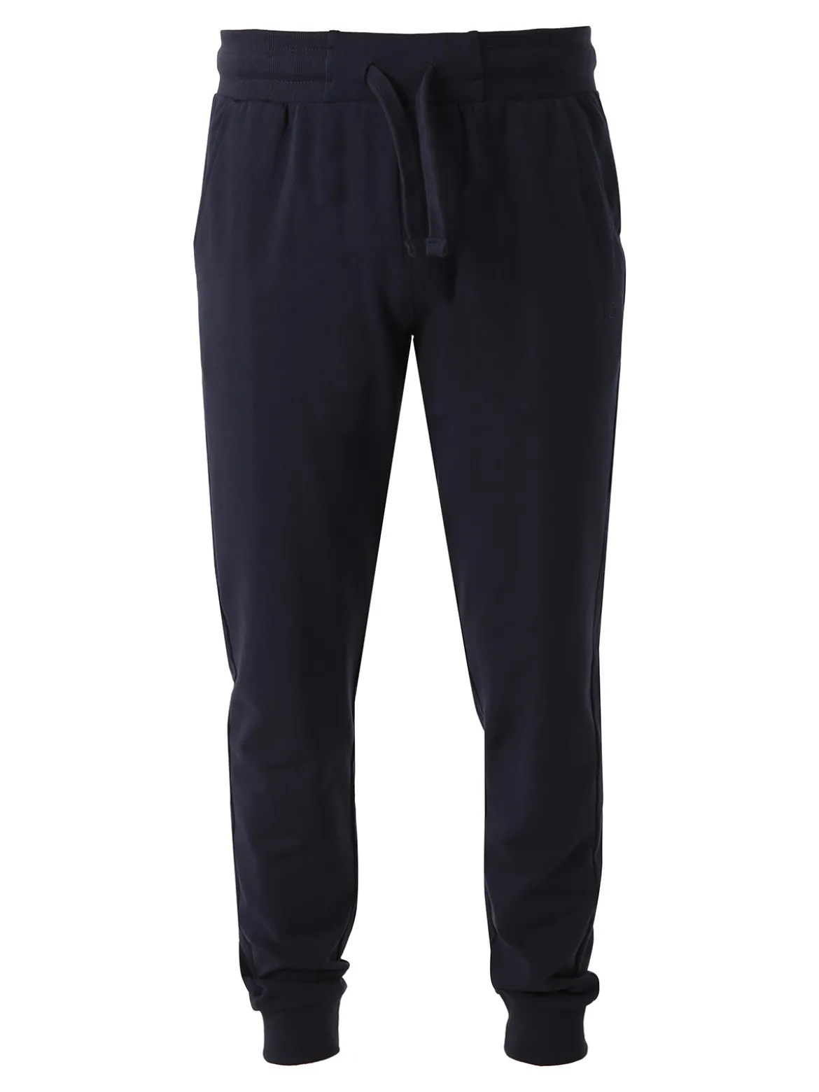Coveri Moving Pantaloni tuta da uomo in cotone con coulisse e polsini - blu scuro