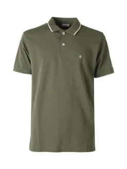 Coveri Moving Polo da uomo in cotone a maniche corte - militare