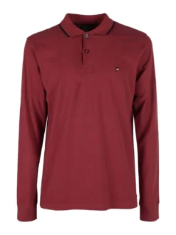 Coveri Moving Polo da uomo in cotone a maniche lunghe