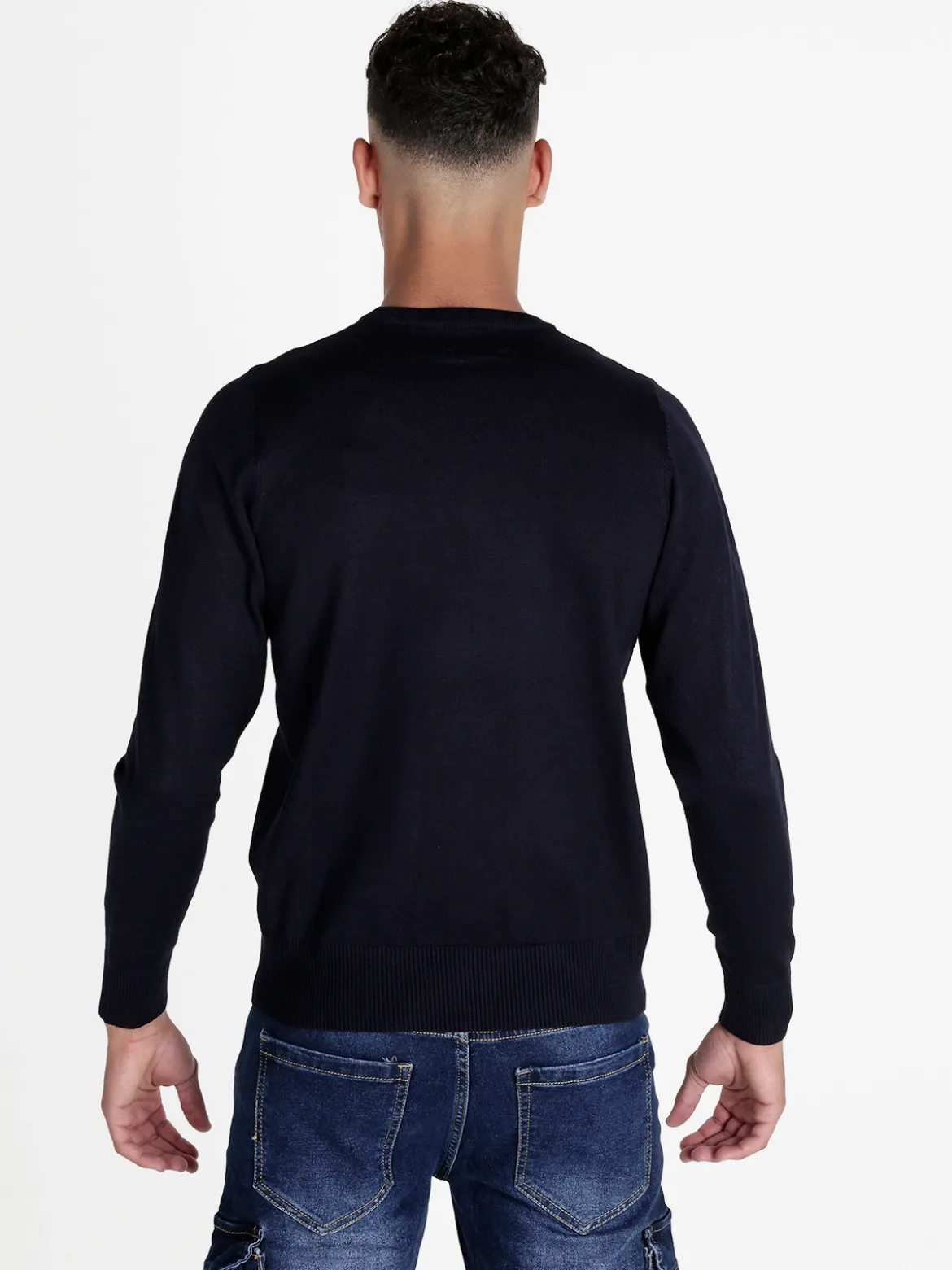Coveri Moving Pullover girocollo da uomo tinta unita