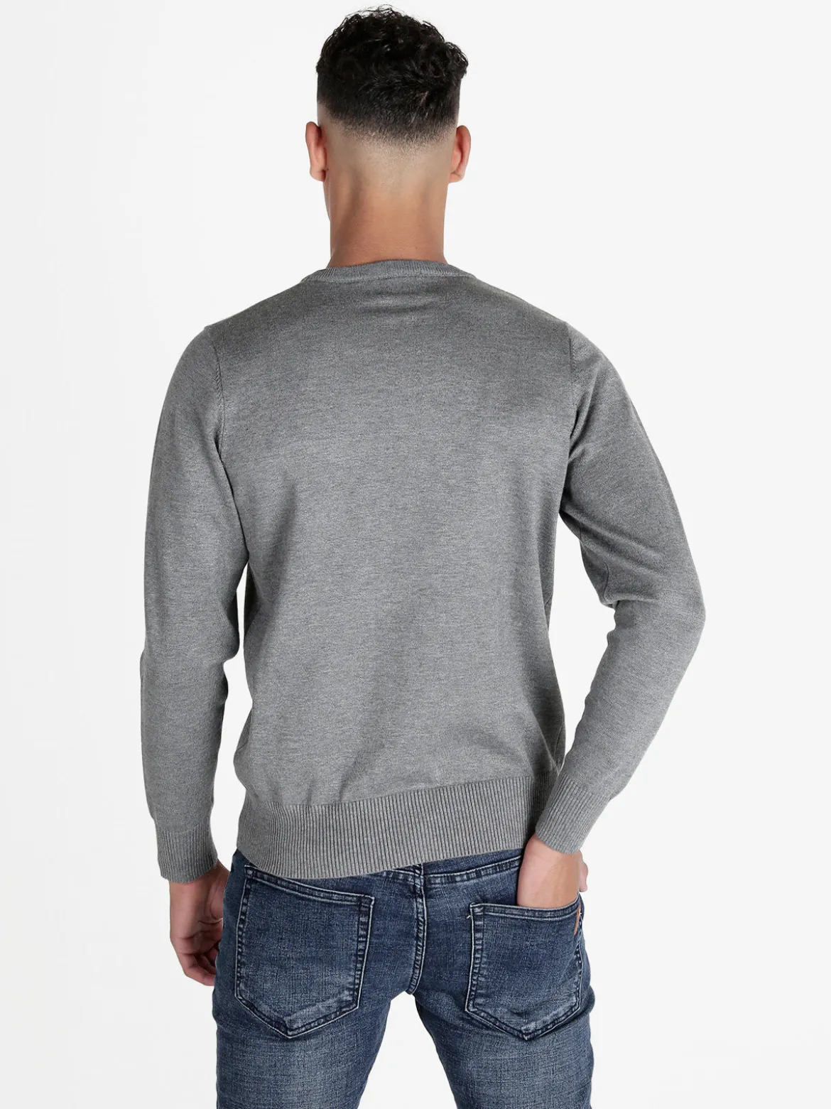Coveri Moving Pullover girocollo da uomo tinta unita
