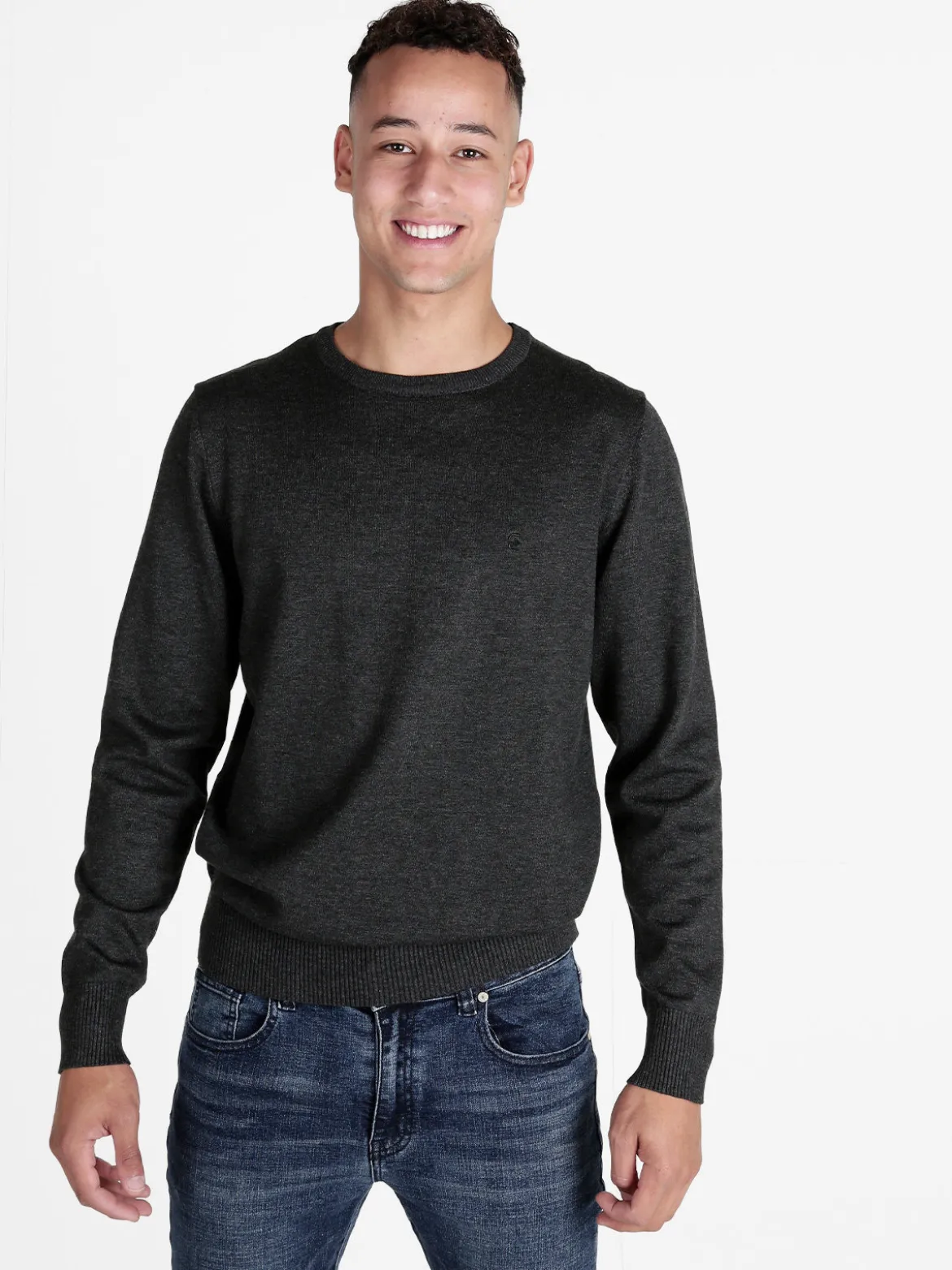 Coveri Moving Pullover girocollo da uomo tinta unita