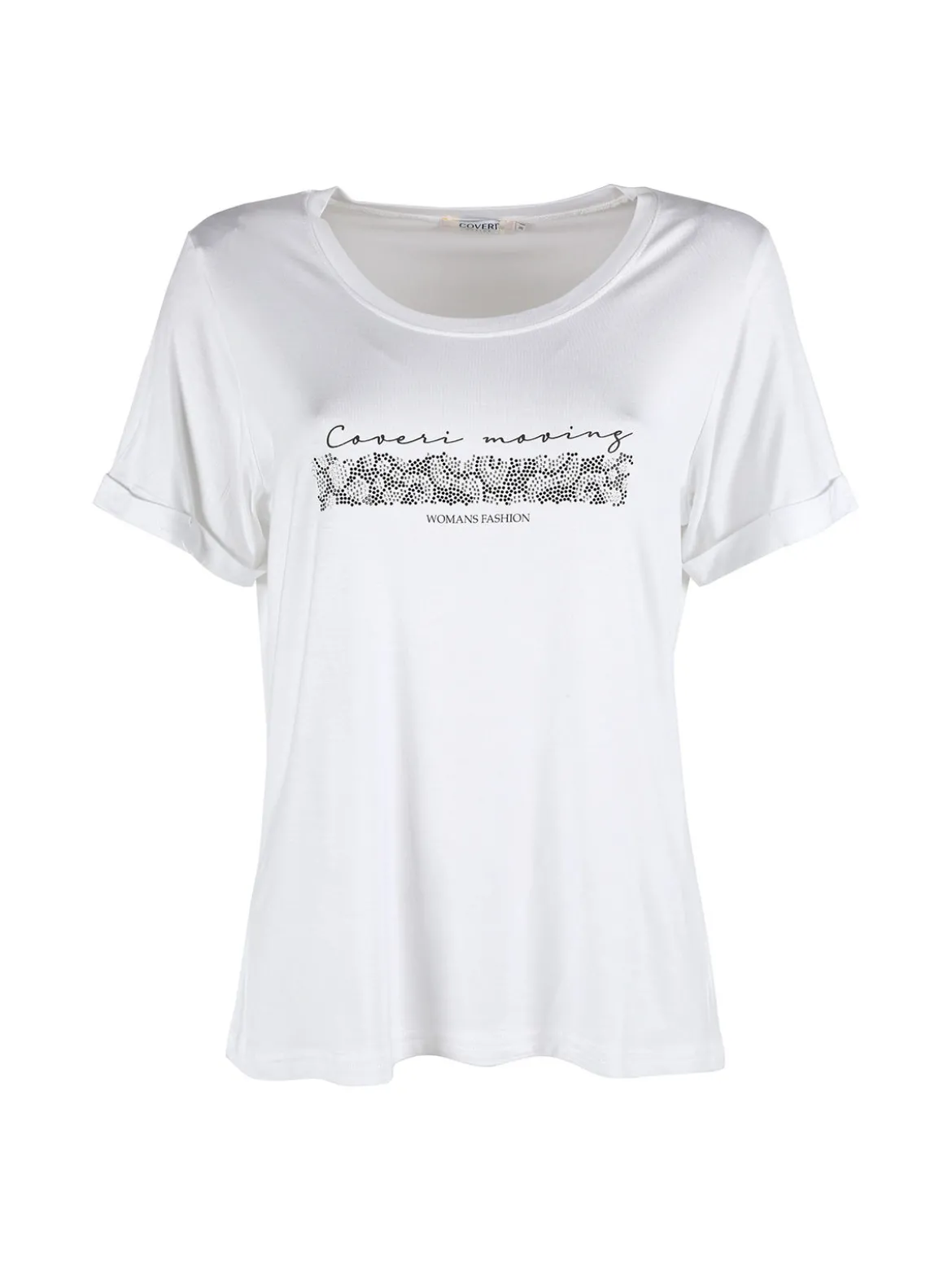 Coveri Moving T-shirt da donna con strass