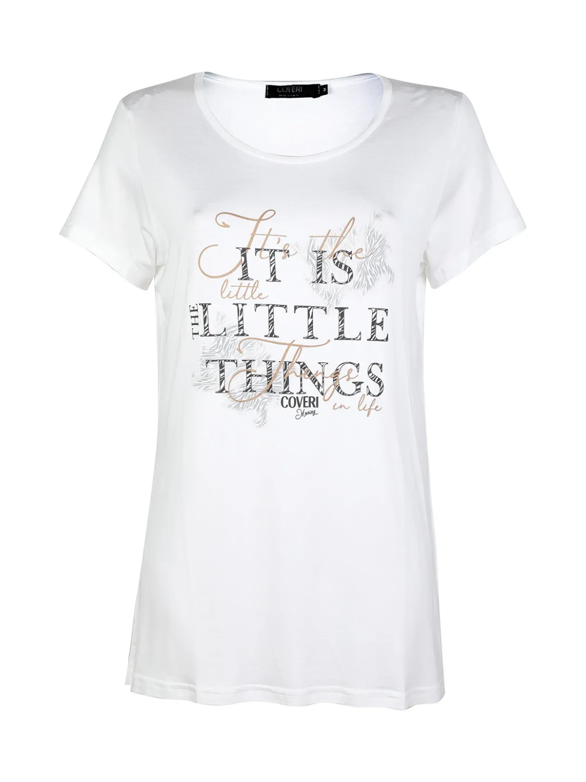 Coveri Moving T-shirt manica corta donna con scritta